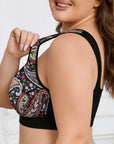 Plus Size Front Closure Wire-Free Tank Bra