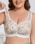 Plus Size Front Closure Wire-Free Tank Bra