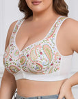 Plus Size Front Closure Wire-Free Tank Bra