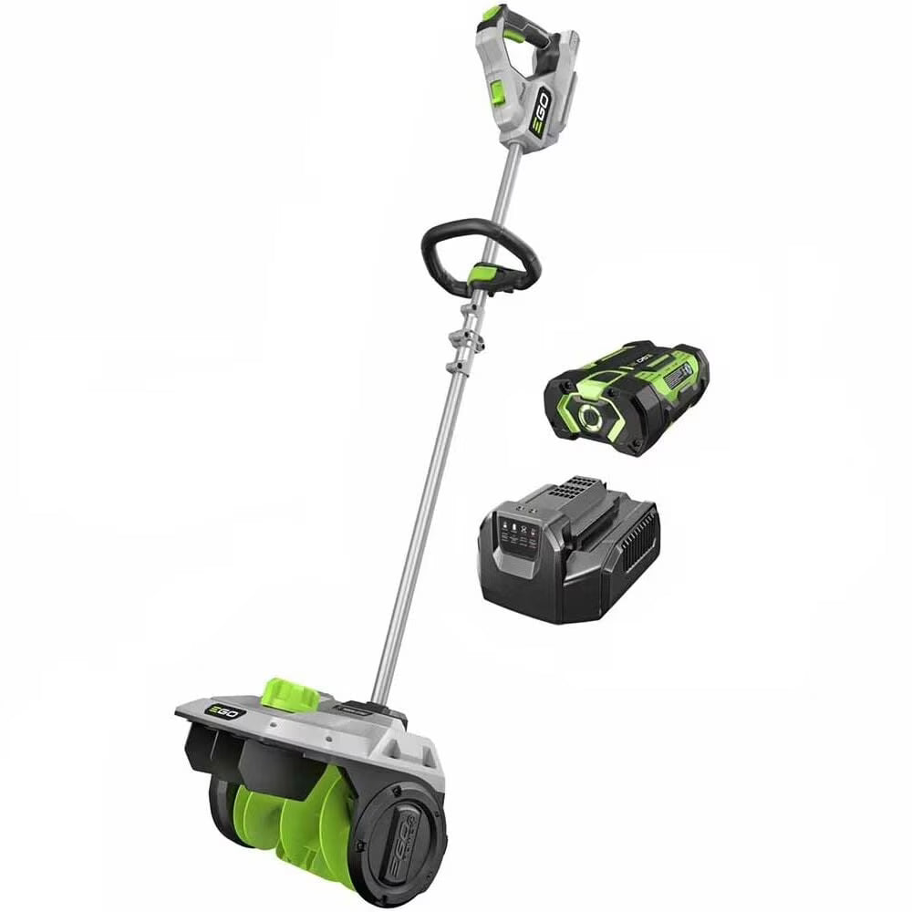 Power+ 12 Inch Snow Shovel Kit With 2.5Ah Battery And 210W Charger