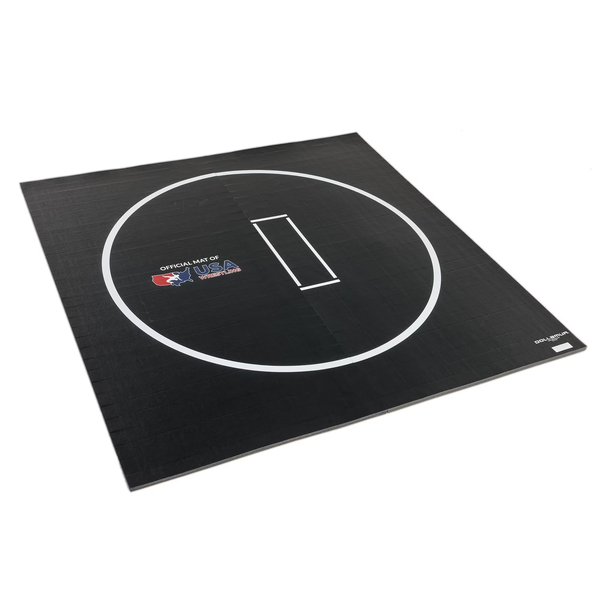 10'x10' Wrestling Mat, Black, Gymnastics, with Circles