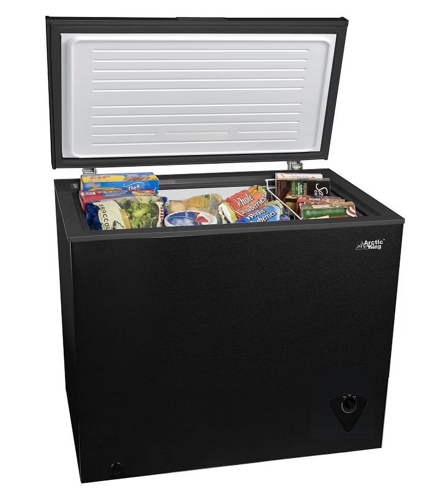 7 Cu ft Chest Freezer, Black