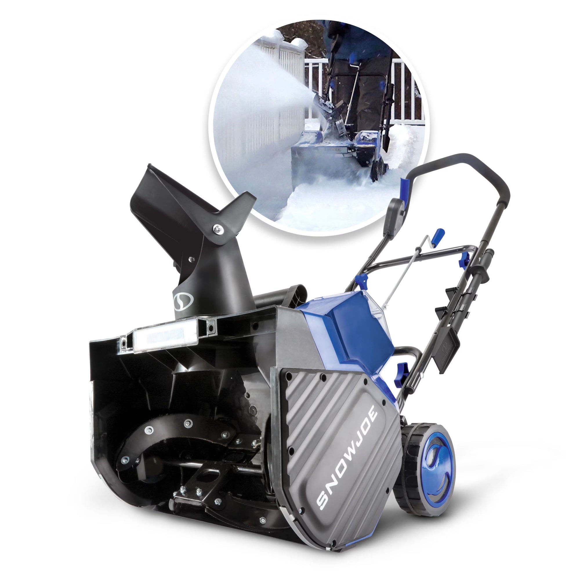 Open Box Snow Joe Snow Blower IONMAX, Cordless Electric Kit with LED Light, 24V-X2-SB18-TV1