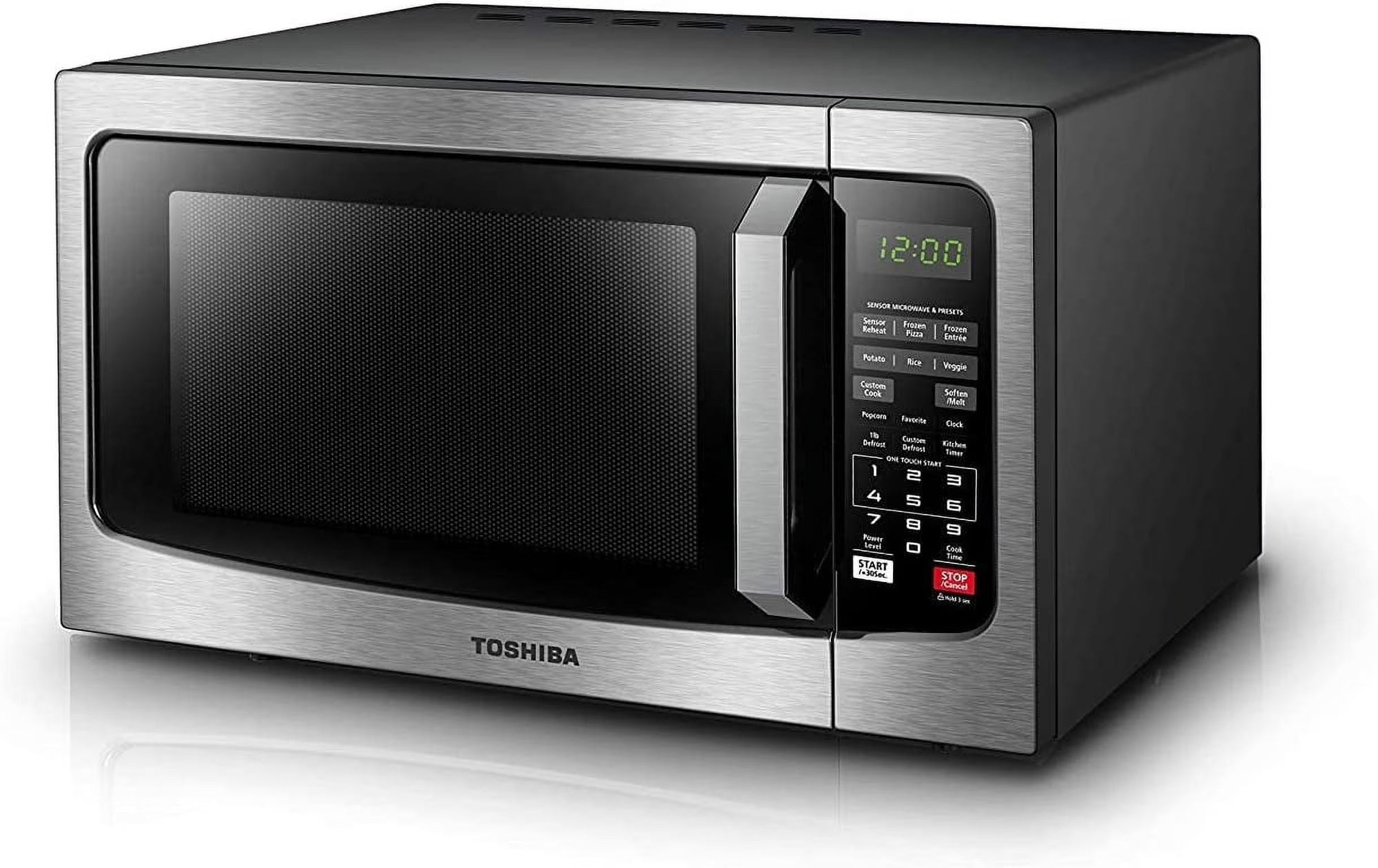 1.2 cu ft Countertop Microwave Ovens in Stainless Steel