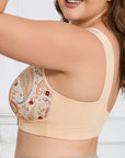 Plus Size Front Closure Wire-Free Tank Bra
