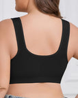 Plus Size Front Closure Wire-Free Tank Bra