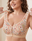 Plus Size Front Closure Wire-Free Tank Bra