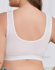Plus Size Front Closure Wire-Free Tank Bra