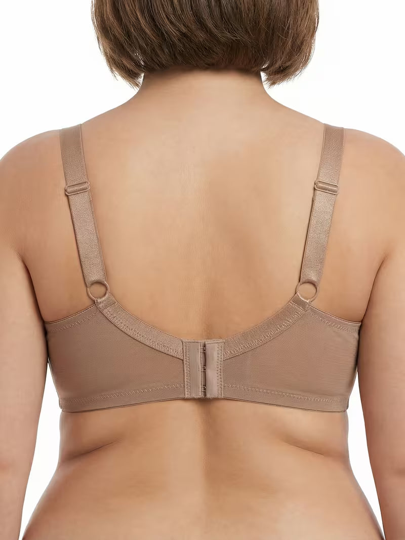 Plus Size Mesh Push-Up Underwire Bra