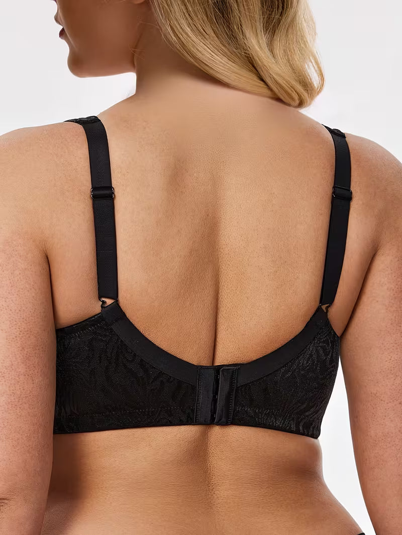 Women's Plus Size Wireless Minimizer Bra