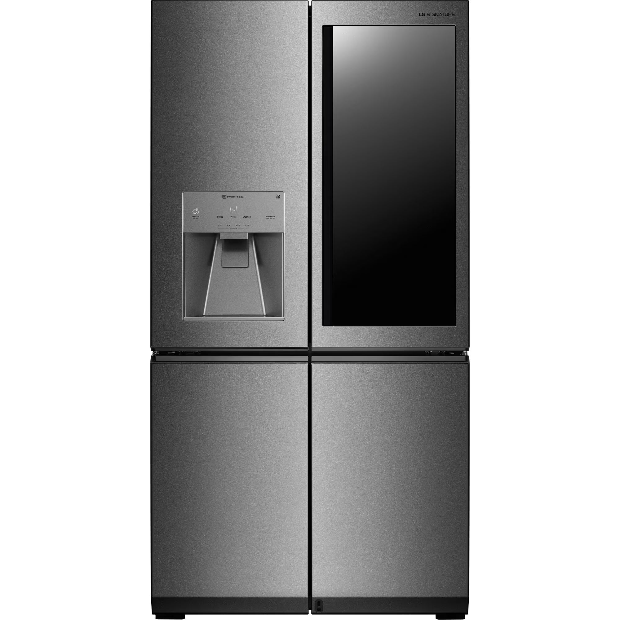 Freestanding French Door Refrigerator, Gray