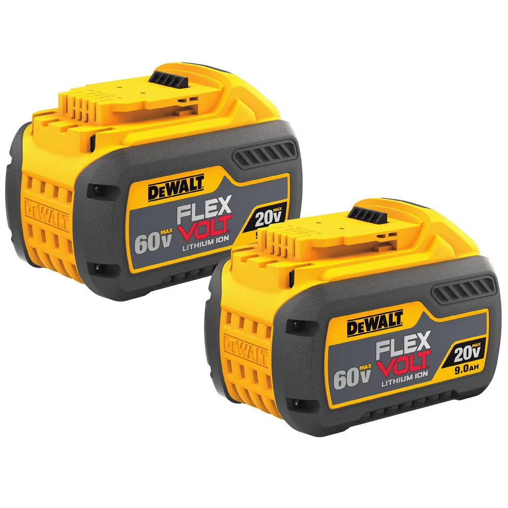 Max Flexvolt Lithium-Ion 20V/60V 9Ah Battery DCB609 - Two Pack