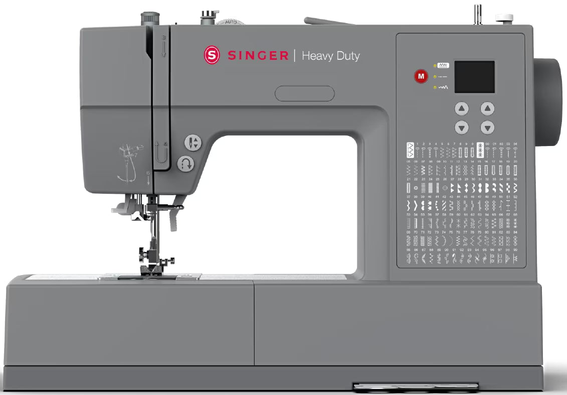Heavy Duty 6600 Sewing Machine | 215 Stitch Options | LCD Display | Buttonholes &amp; Decorative Stitches | Perfect for DIY &amp; Professional Sewing