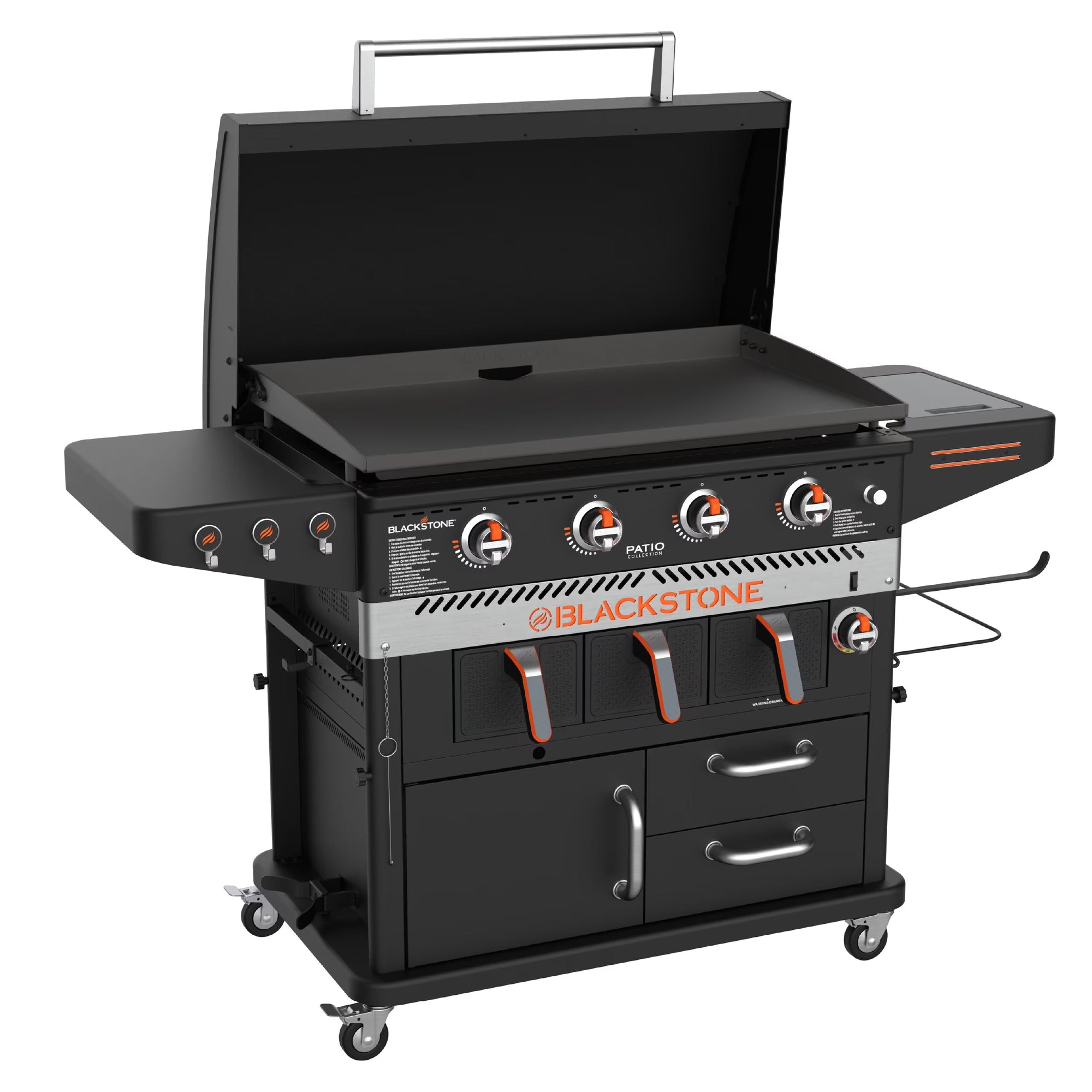 Patio Series 4-Burner 36" Griddle with Air Fryer